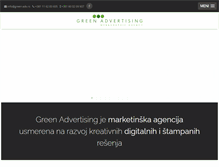 Tablet Screenshot of green-adv.rs